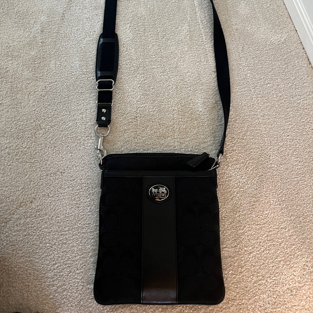 Coach black crossbody